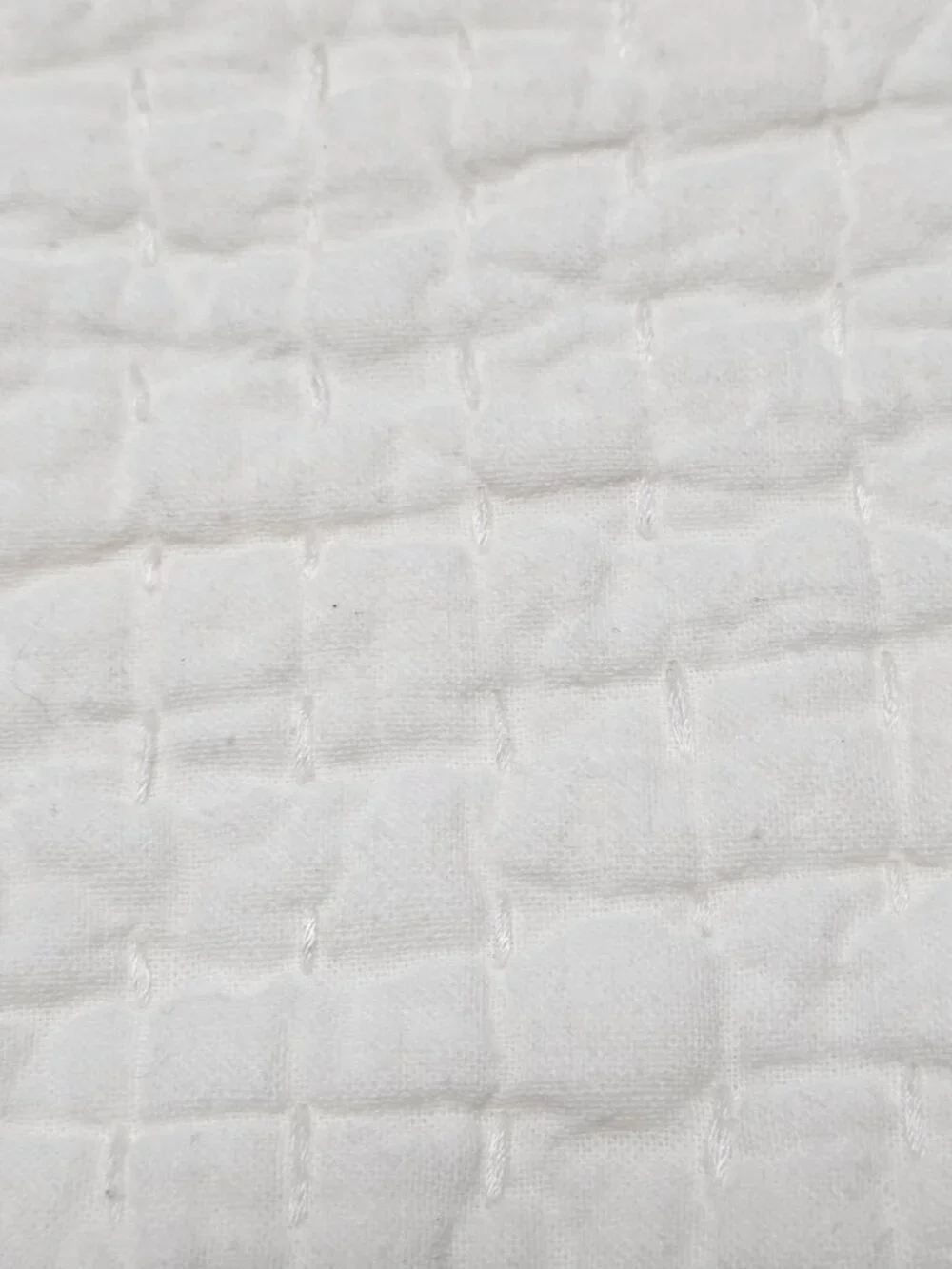 Pottery Barn White Full/ Queen Comforter Bedding Cover 2 Euro Shams Cotton Linen